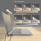 ACT LED Laptop Lamp with Adjustable Brightness and Clip, USB Powered