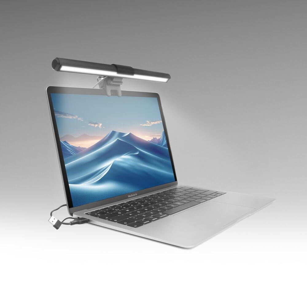 ACT LED лампа за лаптоп с регулируема яркост и щипка, USB захранване