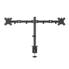 Monitor stand for 2 monitors ACT AC8302, desk-mounted, adjustable, 35", 2x8 kg, black