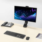 ACT Single Monitor Desk Mount up to 35" with Height Adjustment