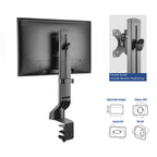 ACT Single Monitor Desk Mount up to 35" with Height Adjustment