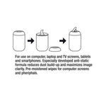 Cleaning wipes ACT AC9515, For keyboards, LCD monitors, 100 pcs.
