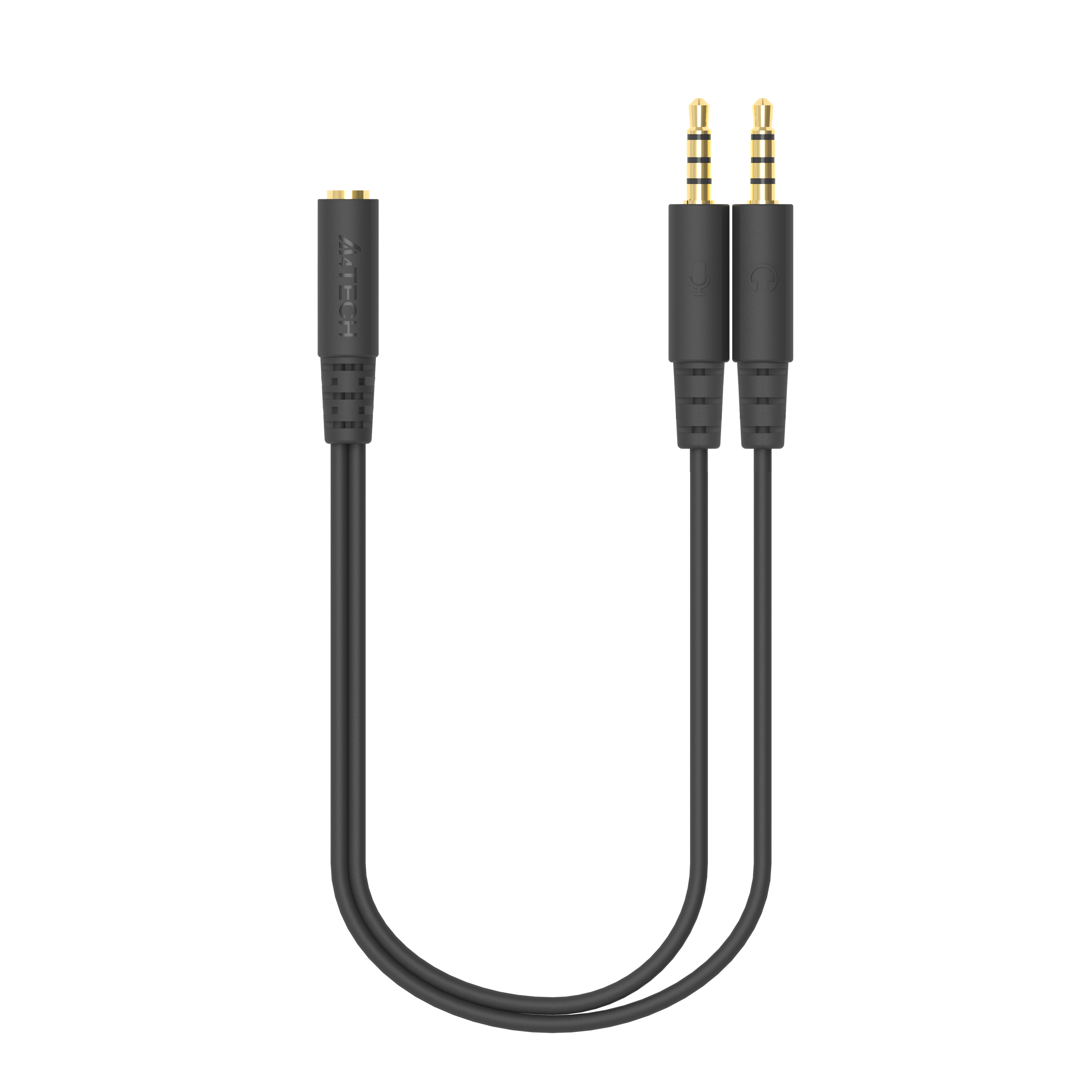 А4Tech Адаптер 3.5 mm жак женско - 2 x 3.5 mm жак мъжко