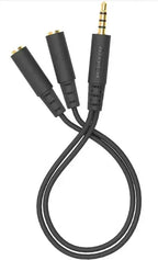 A4Tech Adapter AD-3P 3.5mm jack male - 2 x 3.5mm jack female
