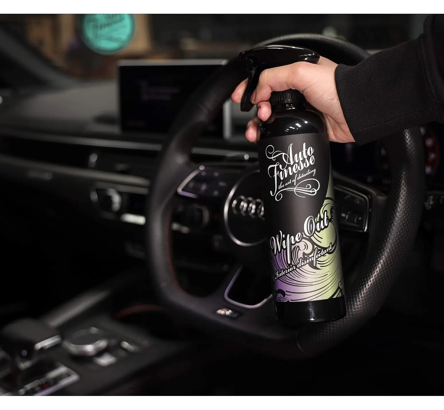 Auto Finesse Wipe Out Interior Disinfectant 500 ml