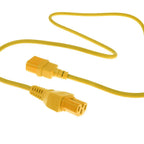 ACT Power Cable, C14 - C15, 2m, Yellow