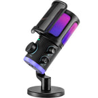 FIFINE AM6 RGB Desktop Microphone - Black