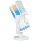 FIFINE AM6 RGB Desktop Microphone - White
