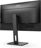 AOC 27P2Q Monitor, 27" IPS, WLED, 1920x1080, 100Hz, 250cd/m2 VGA, DP, HDMI, USB SPEAKERS, Hub