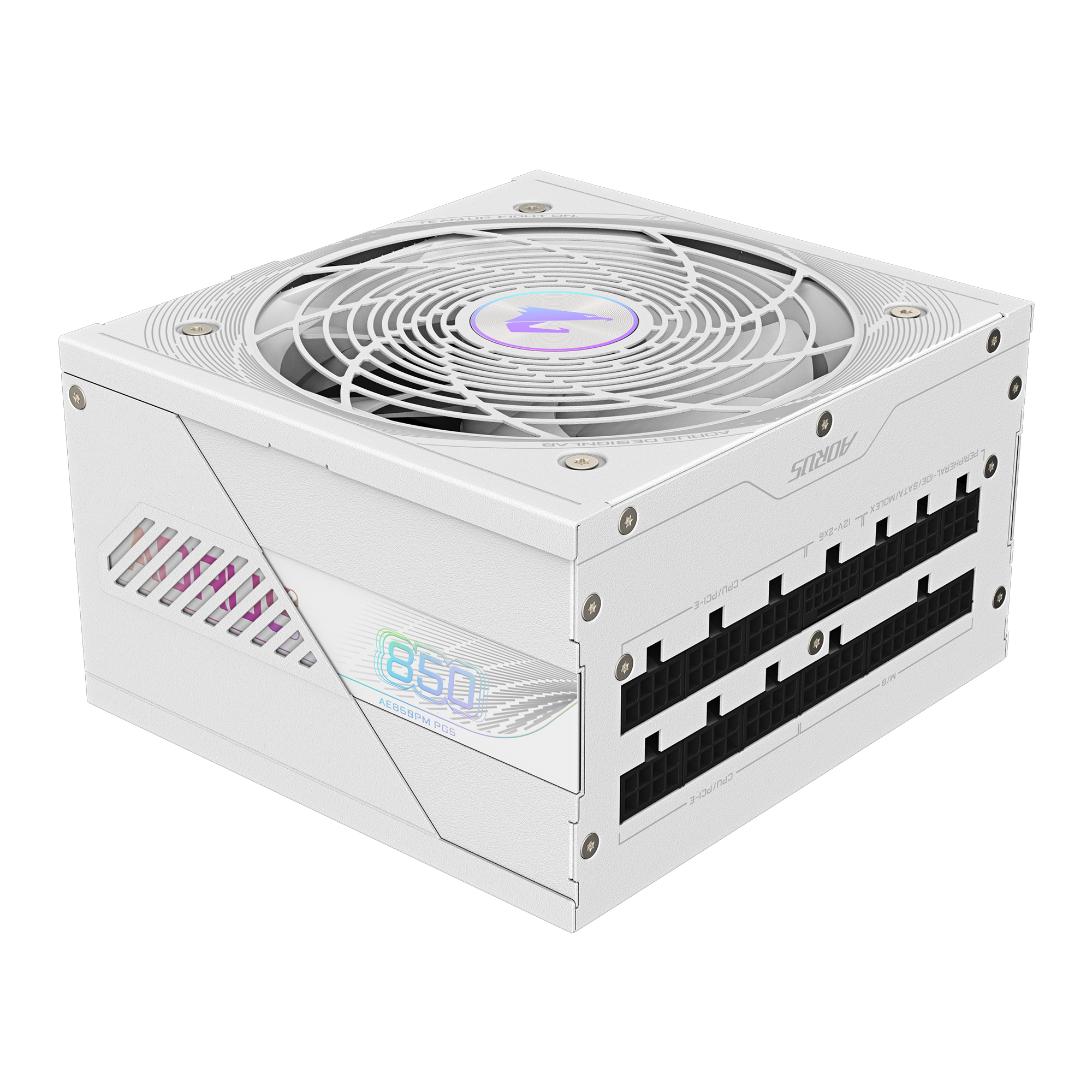 Захранващ блок Gigabyte AORUS ELITE P850W ICE 80+ Platinum, PCIe 5.1