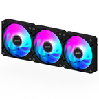 GIGABYTE AORUS EZ CHAIN 120 Black 3-Pack ARGB Fan Kit