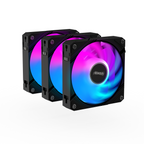 GIGABYTE AORUS EZ CHAIN 120 Black 3-Pack ARGB Fan Kit