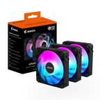 GIGABYTE AORUS EZ CHAIN 120 Black 3-Pack ARGB Fan Kit