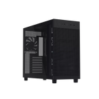 ASUS PRIME AP201 Tempered Glass MicroATX Case - Black