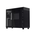 ASUS PRIME AP201 Tempered Glass MicroATX Case - Black