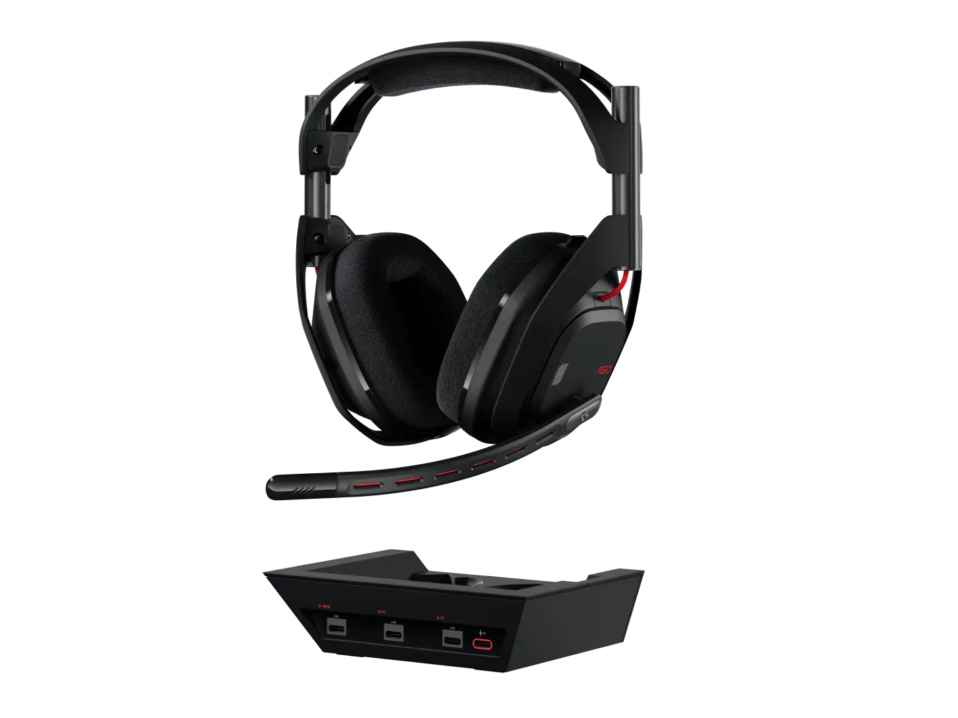 Logitech Astro A50 Lightspeed безжични слушалки с докинг станция, Черни