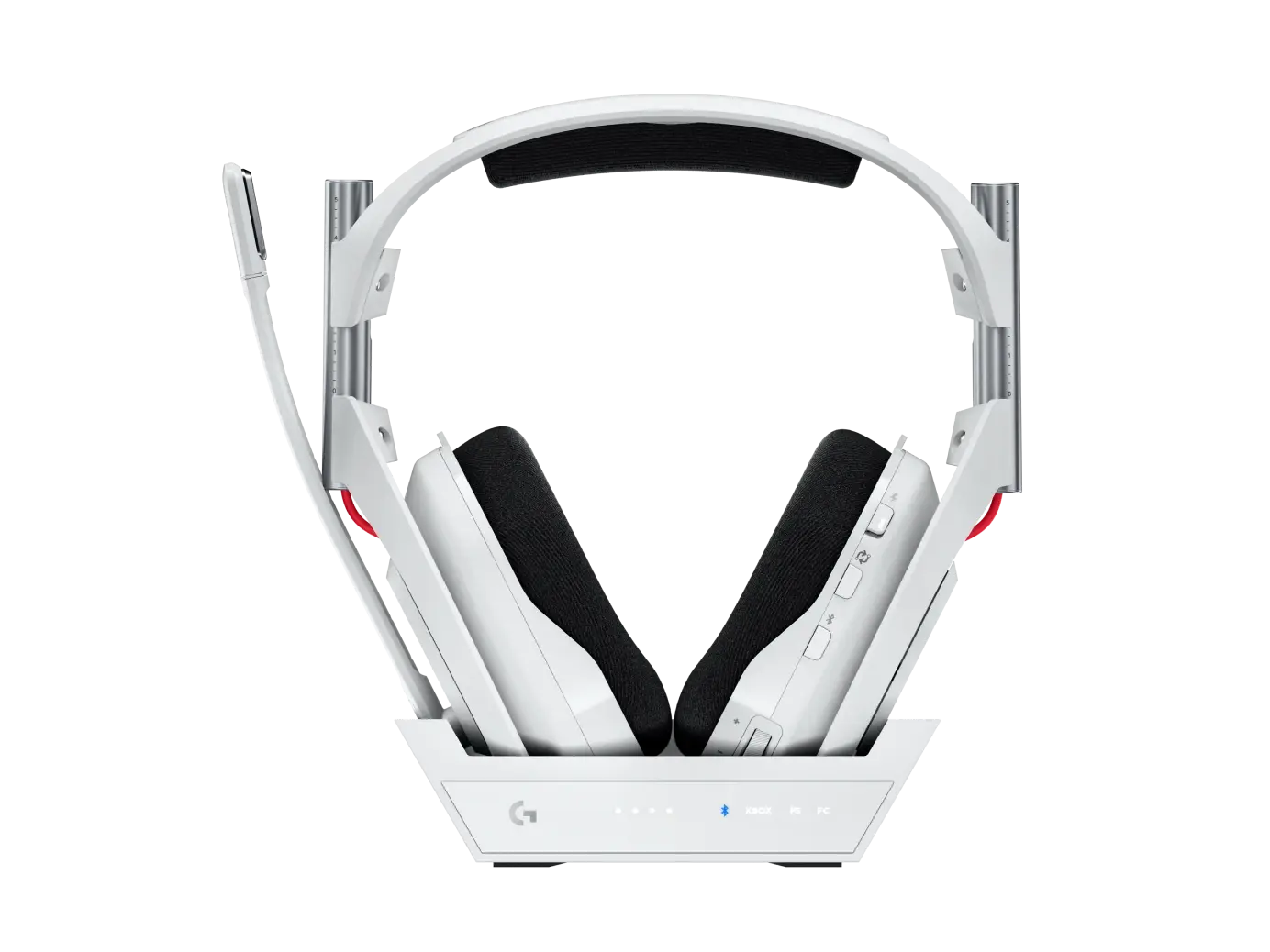 Logitech Astro A50 Lightspeed безжични слушалки с докинг станция, Бели