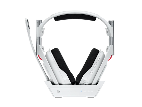 Logitech Astro A50 Lightspeed Wireless Headset with Charging Base, White