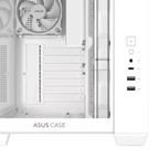 ASUS A32 PLUS Tempered Glass Case + 4 ARGB Fans - White