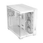 ASUS A32 PLUS Tempered Glass Case + 4 ARGB Fans - White