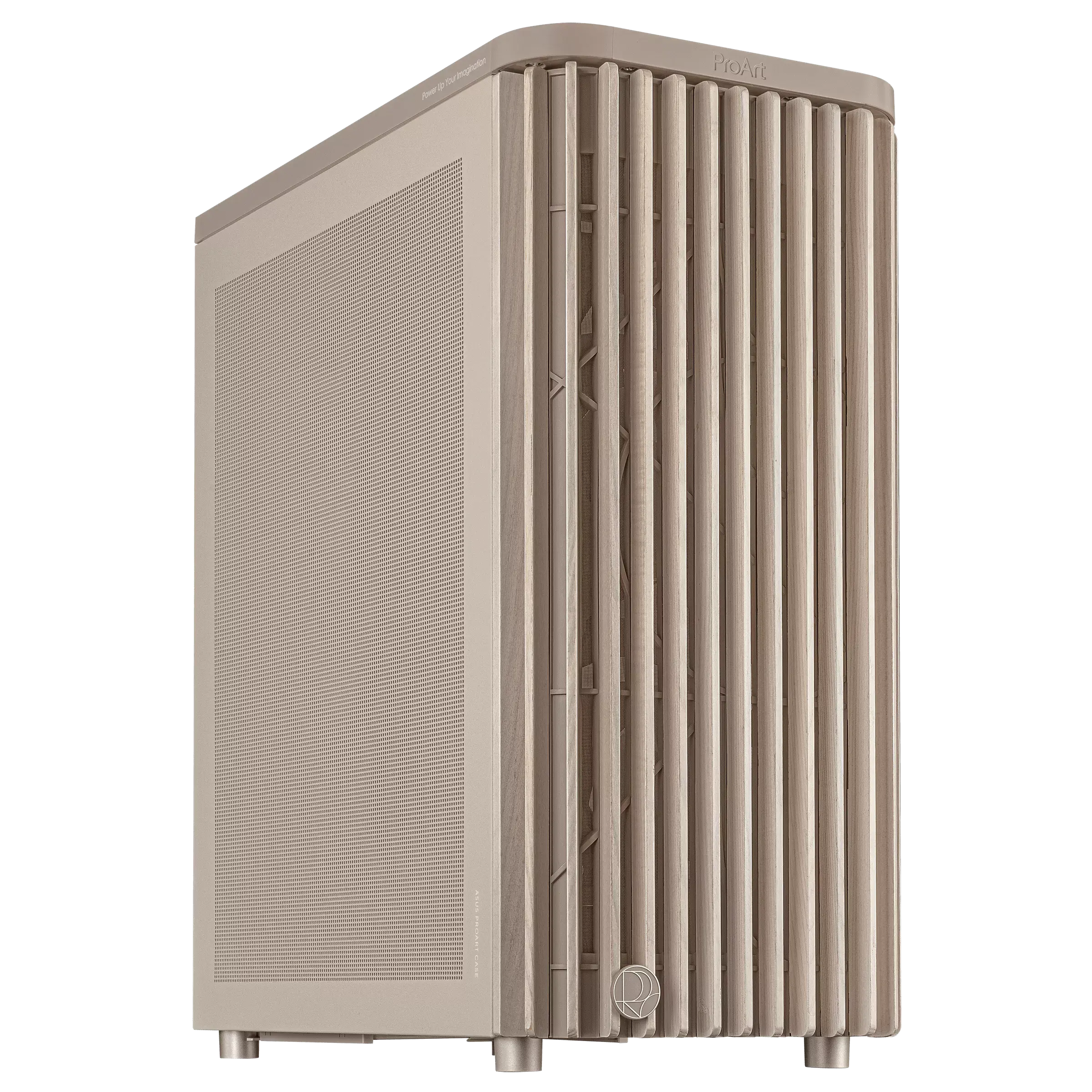 Кутия ASUS ProArt PA401 Wood Edition Beige - Mesh Panel