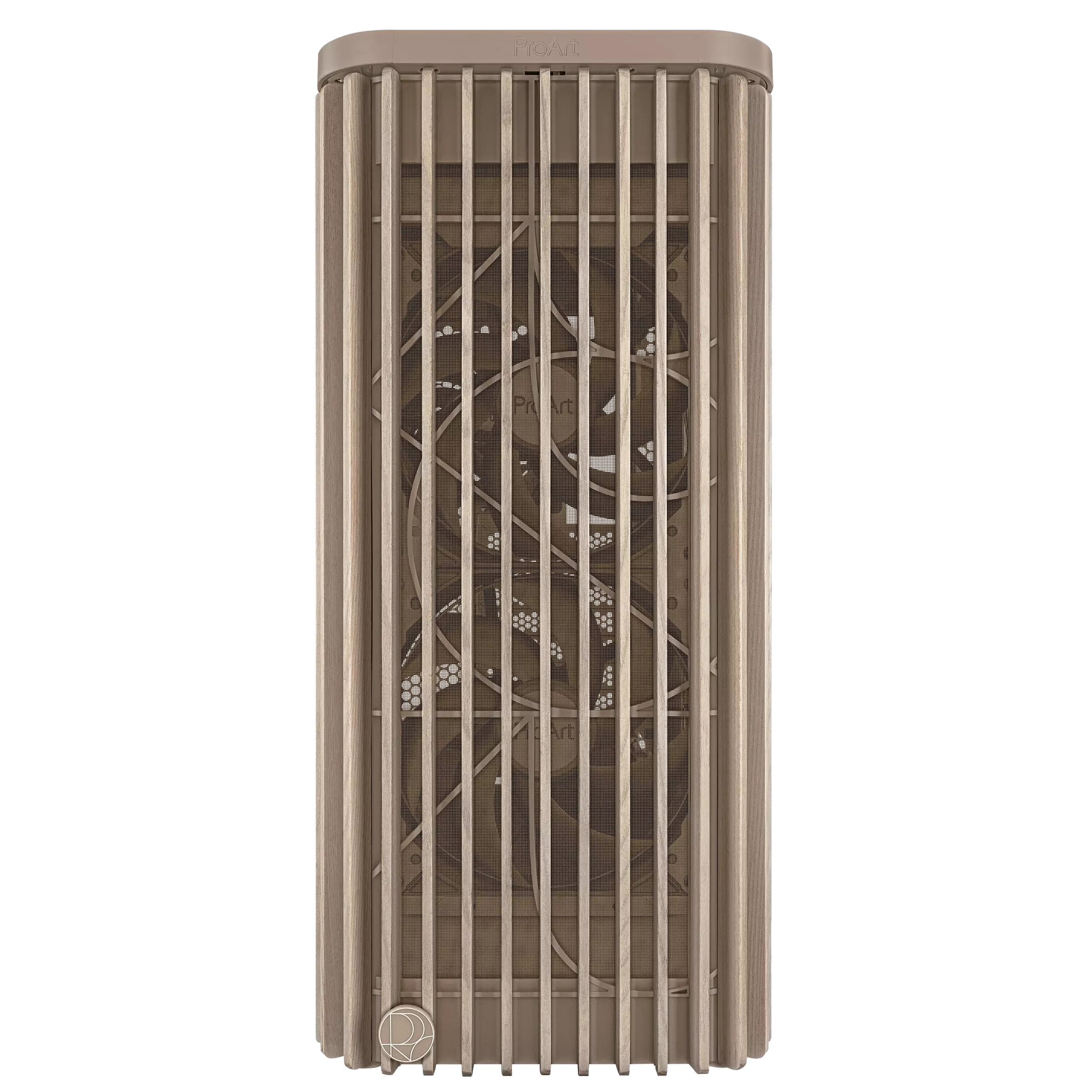 Кутия ASUS ProArt PA401 Wood Edition Beige - Mesh Panel