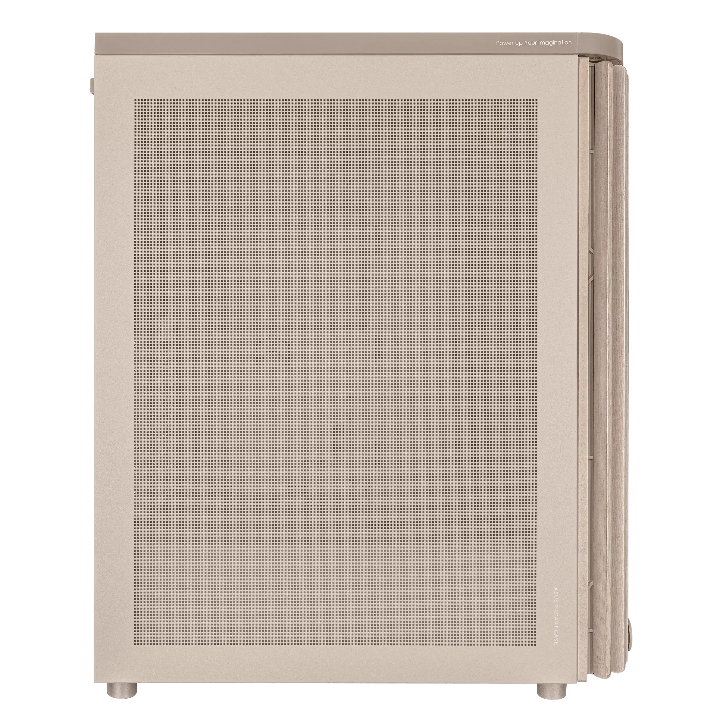 Кутия ASUS ProArt PA401 Wood Edition Beige - Mesh Panel