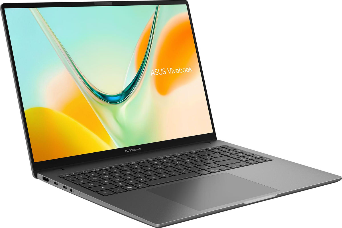 Лаптоп ASUS Vivobook S16 S5608QA-MB234W - 16.0"  IPS Full HD+, Qualcomm Snapdragon X X1-26-101, 16GB LPDDR5X, 256GB SSD - Win11 Home