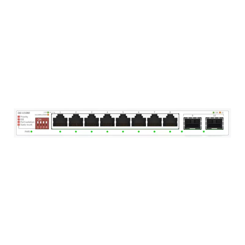Суич ASUS QG-U1080 8-Port 8 x 2.5Gbps ports