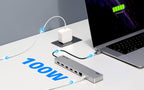 ATEN 11-in-1 USB-C Multiport Dock with Power Pass-Through, 2 x HDMI, LAN, 3.5mm, USB-C, SD Card, microSD, 3 x USB 3.2