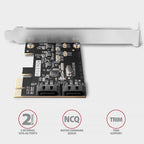 Controller ESTILLO AXAGON PCES-SJ2, PCI-ex, For 2 internal SATA 6G ports