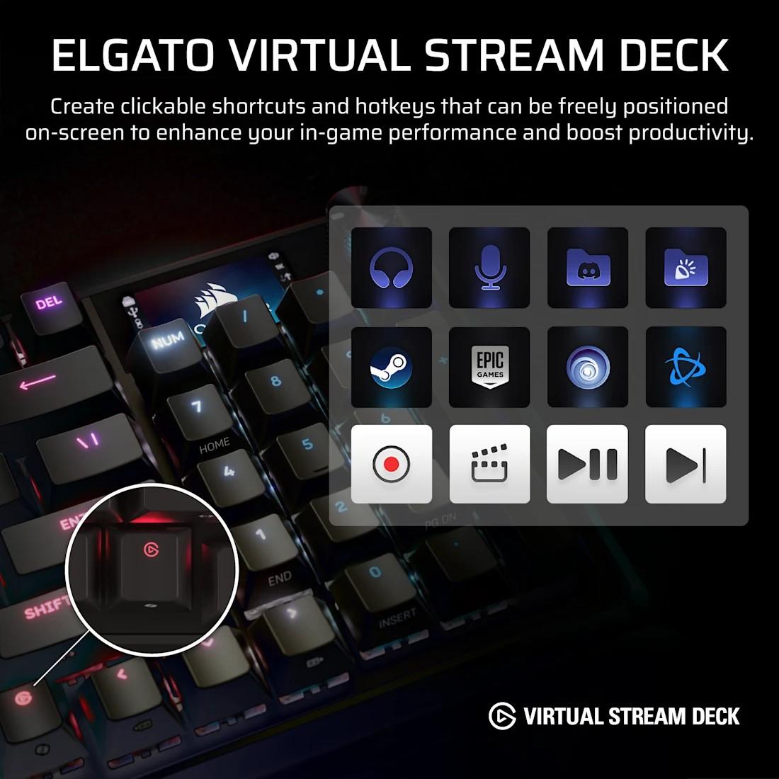 Геймърскa механична клавиатура Corsair Vanguard Pro 96 Hall Effect - Hyperdrive Magnetic Switch