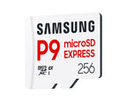 Samsung microSDXC Memory Card, 256GB, P9 Express, 800 MB/s, UHS-I 90 MB/s U3, V30, A1