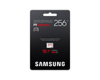 Samsung microSDXC Memory Card, 256GB, P9 Express, 800 MB/s, UHS-I 90 MB/s U3, V30, A1