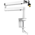 FIFINE BM88 White High-End Boom Arm Microphone Stand
