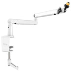 FIFINE BM88 White High-End Boom Arm Microphone Stand