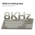 Геймърска Механична клавиатура Keychron C1 Pro 8K QMK - Super Banana Switch