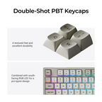 Keychron C1 Pro 8K QMK Mechanical Gaming Keyboard - Super Red Switch