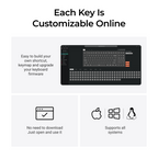 Keychron C1 Pro 8K QMK Mechanical Gaming Keyboard - Super Red Switch