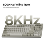 Keychron C1 Pro 8K QMK Mechanical Gaming Keyboard - Super Red Switch