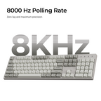 Keychron C2 Pro 8K QMK Mechanical Gaming Keyboard - Super Brown Switch, Full Size