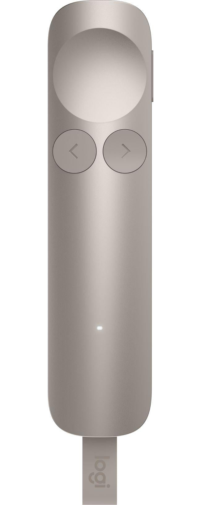 Безжичен презентер Logitech Spotlight 2, Bluetooth, 2.4 GHz Wireless - Бежов