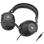 Gaming Headset with Microphone Corsair HS65 Carbon - Black