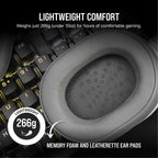 Gaming Headphones with Microphone Corsair HS55 White Wireless and Bluetooth PC/PS5/PS4