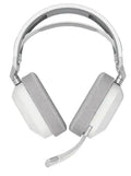 Геймърски слушалки с микрофон Corsair HS80 MAX White безжични и блутут PC/PS5/PS4
