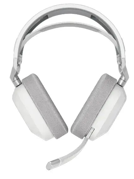 Геймърски слушалки с микрофон Corsair HS80 MAX White безжични и блутут PC/PS5/PS4