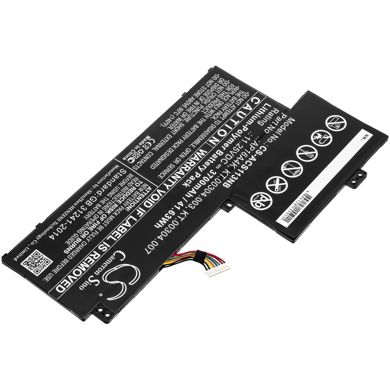 Батерия  за лаптоп ACER Aspire One Cloudbook 11 AO1-132, SWIFT 1 SF113-31-P2JX, AP16A4K LiPo 11.25V 3700mAh  CAMERON SINO