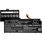 Laptop battery for ACER Aspire One Cloudbook 11 AO1-132, SWIFT 1 SF113-31-P2JX, AP16A4K LiPo 11.25V 3700mAh CAMERON SINO
