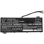 Laptop Battery for ACER ASPIRE NITRO 5 AN517-51-57NL, Nitro 7 AN715-51-58X1, Predator Helios 300 AP18E7M LiPo 15.4V 3700mAh CAMERON SINO