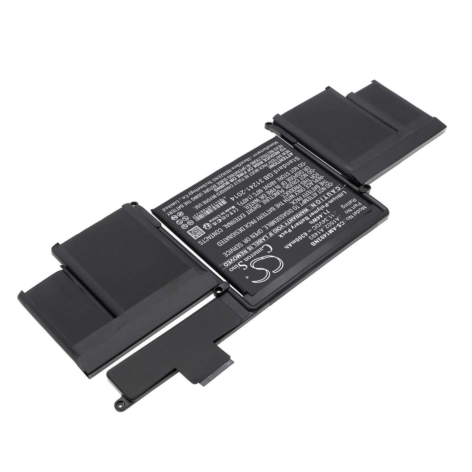 Батерия за лаптоп Apple MacBook Pro ""Core i5" 2.4 13" Late 2013 Retina A1493, A1502 LiPo 11.34V 6300mAh CAMERON SINO